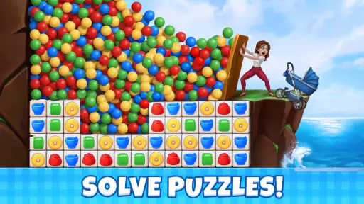 Manor Cafe - Match 3 Puzzle screenshot