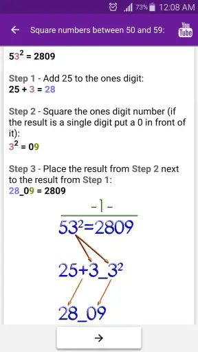 Math Tricks: Mental Math screenshot