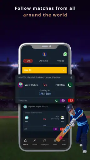 CricMan: Max Cricket Live Line screenshot