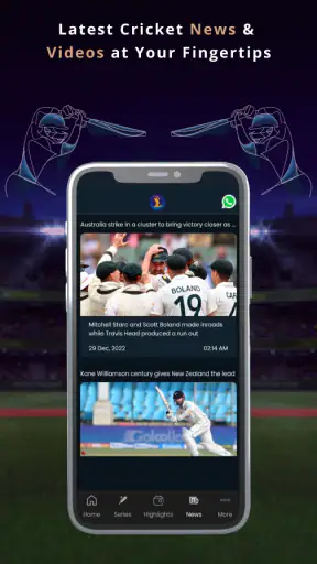CricMan: Max Cricket Live Line screenshot