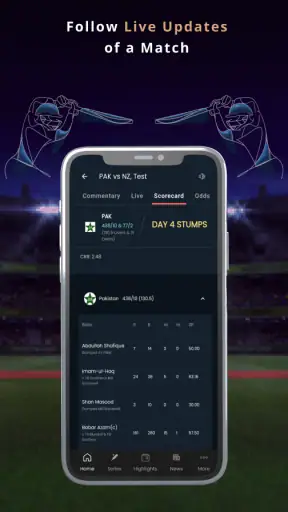 CricMan: Max Cricket Live Line screenshot