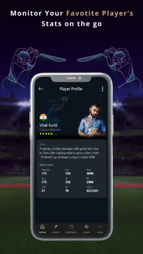 CricMan: Max Cricket Live Line screenshot