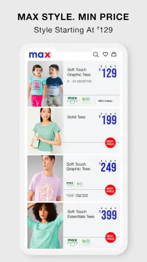 Max Fashion India screenshot