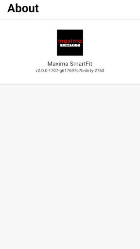 Maxima SmartFit screenshot