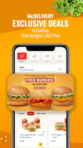 McDonald’s India Food Delivery screenshot