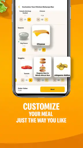 McDonald’s India Food Delivery screenshot