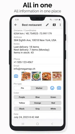 Megamap - Create pins & maps screenshot