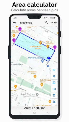 Megamap - Create pins & maps screenshot