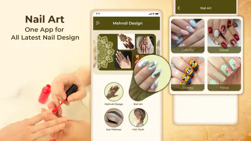 Mehndi Design 2025: Nail Art screenshot