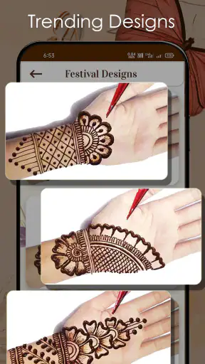 Mehndi Design Simple Easy screenshot