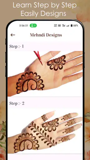 Mehndi Design Simple Easy screenshot