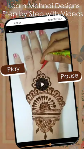 Mehndi Design Simple Easy screenshot