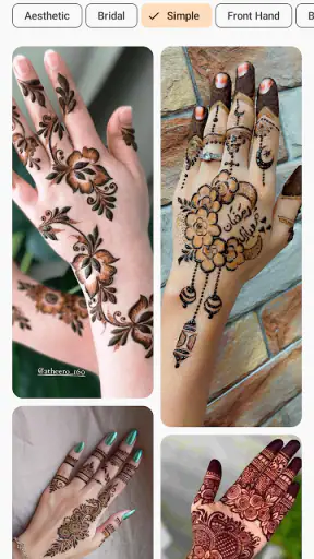 Mehndi Design (Offline) screenshot