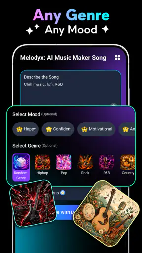 MelodyX: AI Music Maker Song screenshot