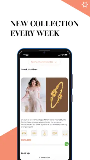 Melorra Jewellery Shopping App screenshot