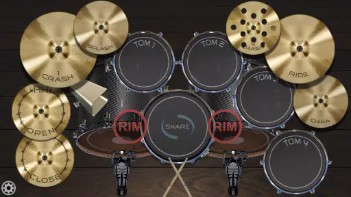 Metal Real Drum Set screenshot