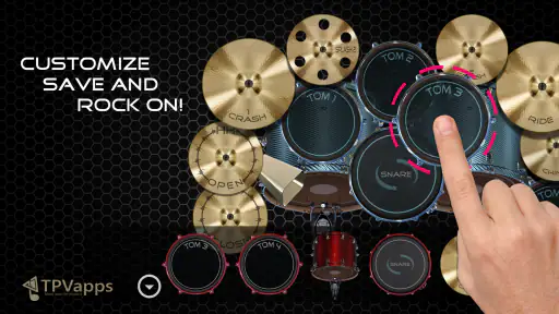 Metal Real Drum Set screenshot