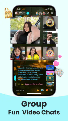 Meto - लाइव वीडियो चैट और गेम screenshot