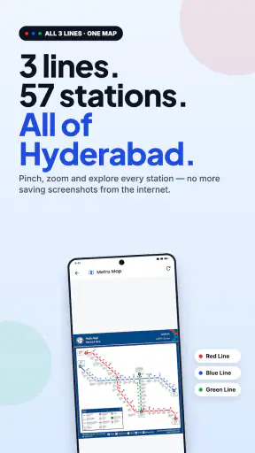 MetroTrack – Hyderabad Metro screenshot