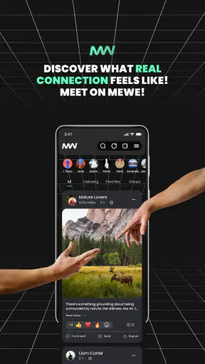 MeWe: The Safe Network screenshot
