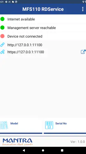 Mantra L1 RDService screenshot