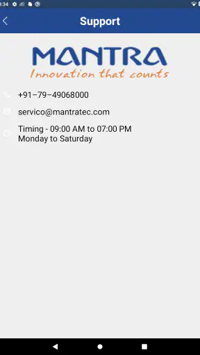 Mantra L1 RDService screenshot
