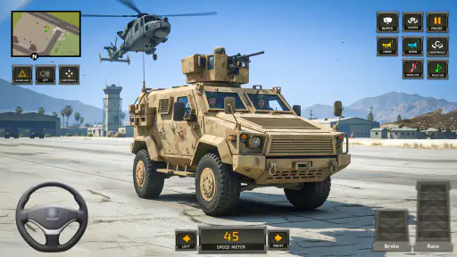 Military Truck Cargo Game 3d screenshot