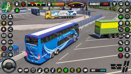 Mini Bus Coach Bus Driving 3D screenshot