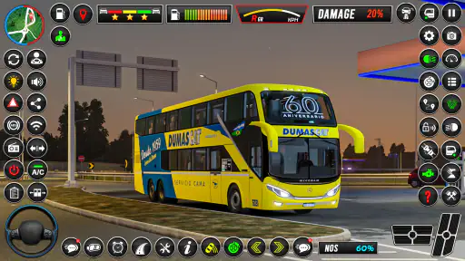 Mini Bus Coach Bus Driving 3D screenshot