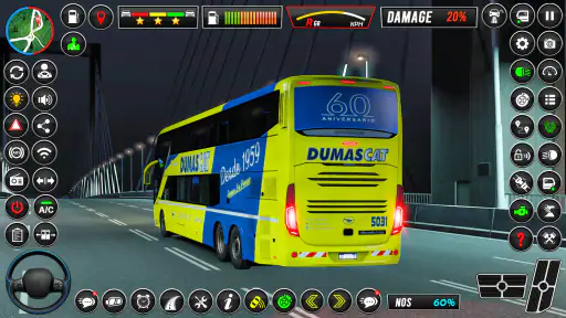 Mini Bus Coach Bus Driving 3D screenshot