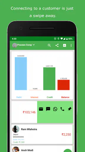 Mobile Ledger: Account/Khata screenshot