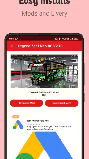 Mod Bussid India screenshot