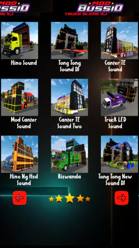 Mod Bussid Truk Oleng Dj screenshot