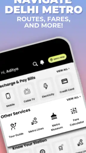 Delhi Metro Sarthi App screenshot