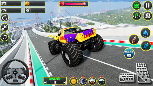 Monster Truck Stunts Racing 3D screenshot
