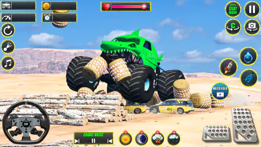 Monster Truck Stunts Racing 3D screenshot