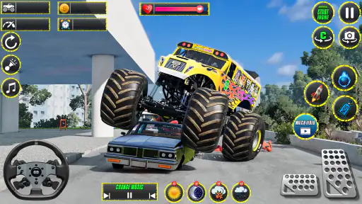 Monster Truck Stunts Racing 3D screenshot