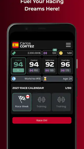 Motorsport Racer Career Game screenshot