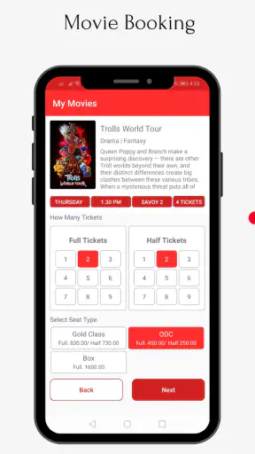 Movie Ticket Booking - My Tick screenshot