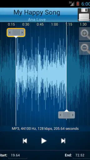 MP3 Cutter and Ringtone Maker screenshot