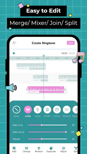 MP3 cutter, Ringtone maker screenshot