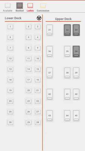 MSRTC Bus Reservation screenshot