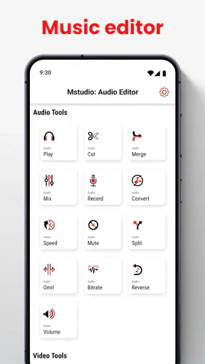 Mstudio : Audio & Music Editor screenshot