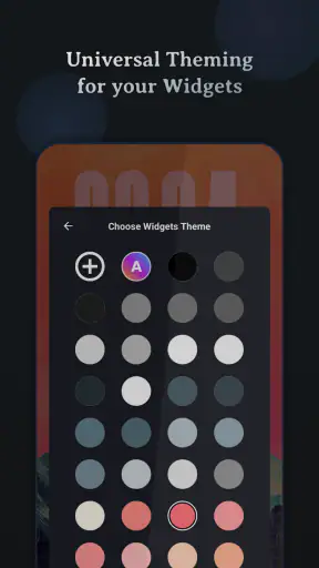 Muviz Widgets: Clock, Music., screenshot