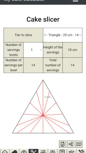 My Cake Calculator screenshot