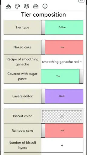 My Cake Calculator screenshot
