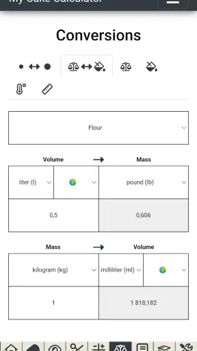 My Cake Calculator screenshot