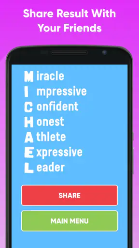 My Name Meaning screenshot