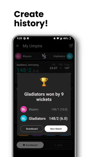 My Umpire - Cricket Scorer screenshot