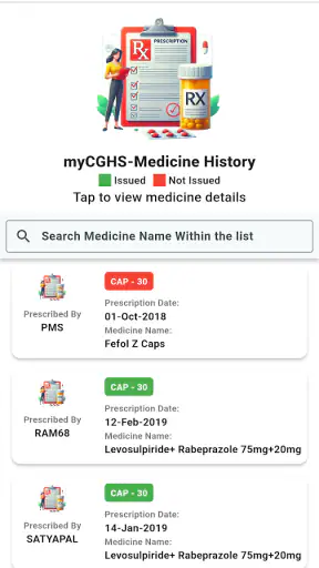 myCGHS 2.0 screenshot